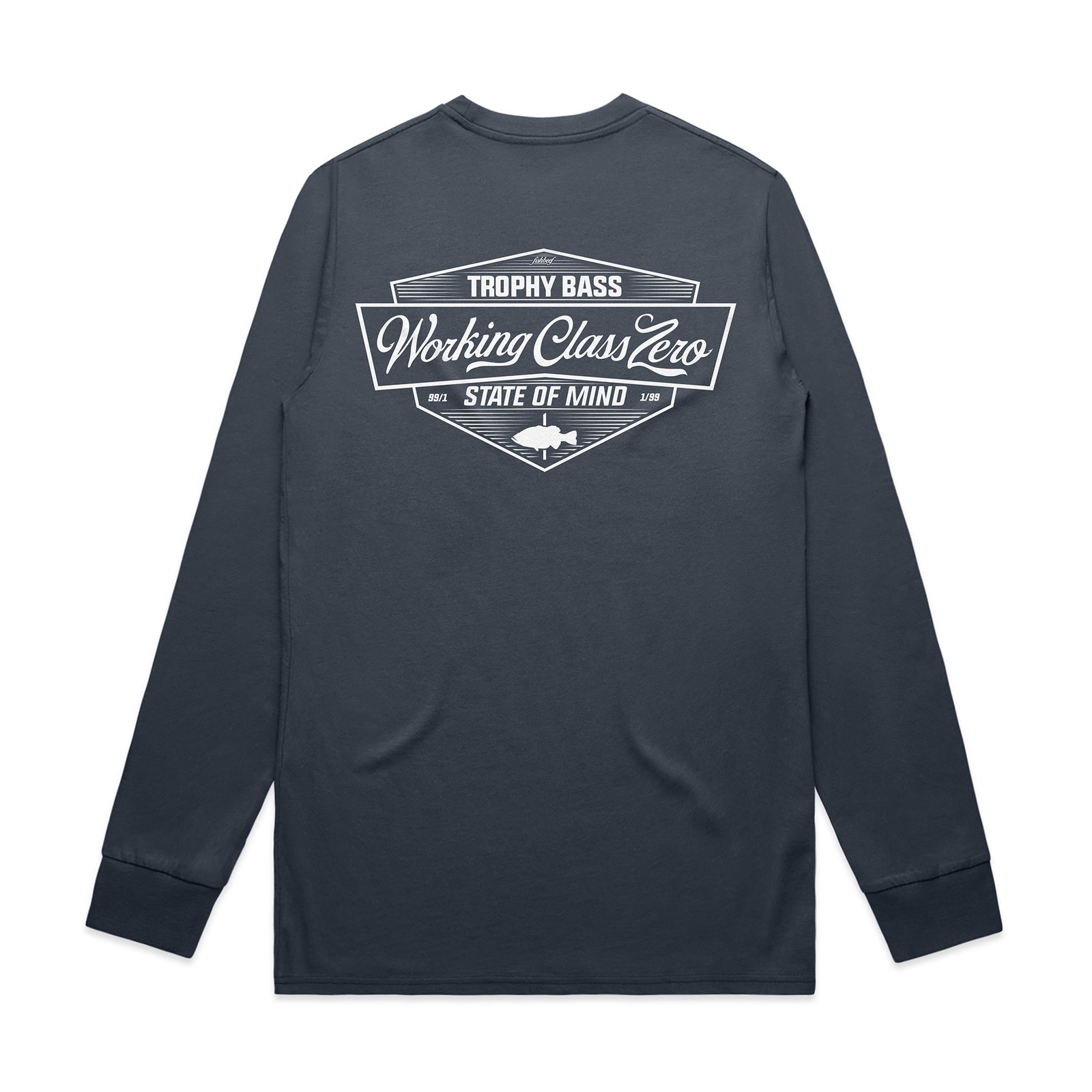 WORKING CLASS ZERO — Tradition Long Sleeve Tee ( PETROL BLUE )